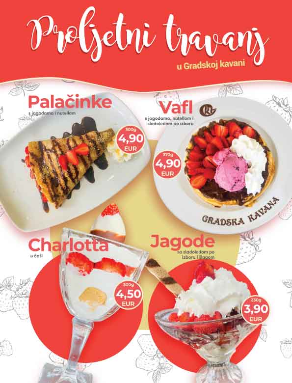 Proljetni travanj u Gradskoj kavani